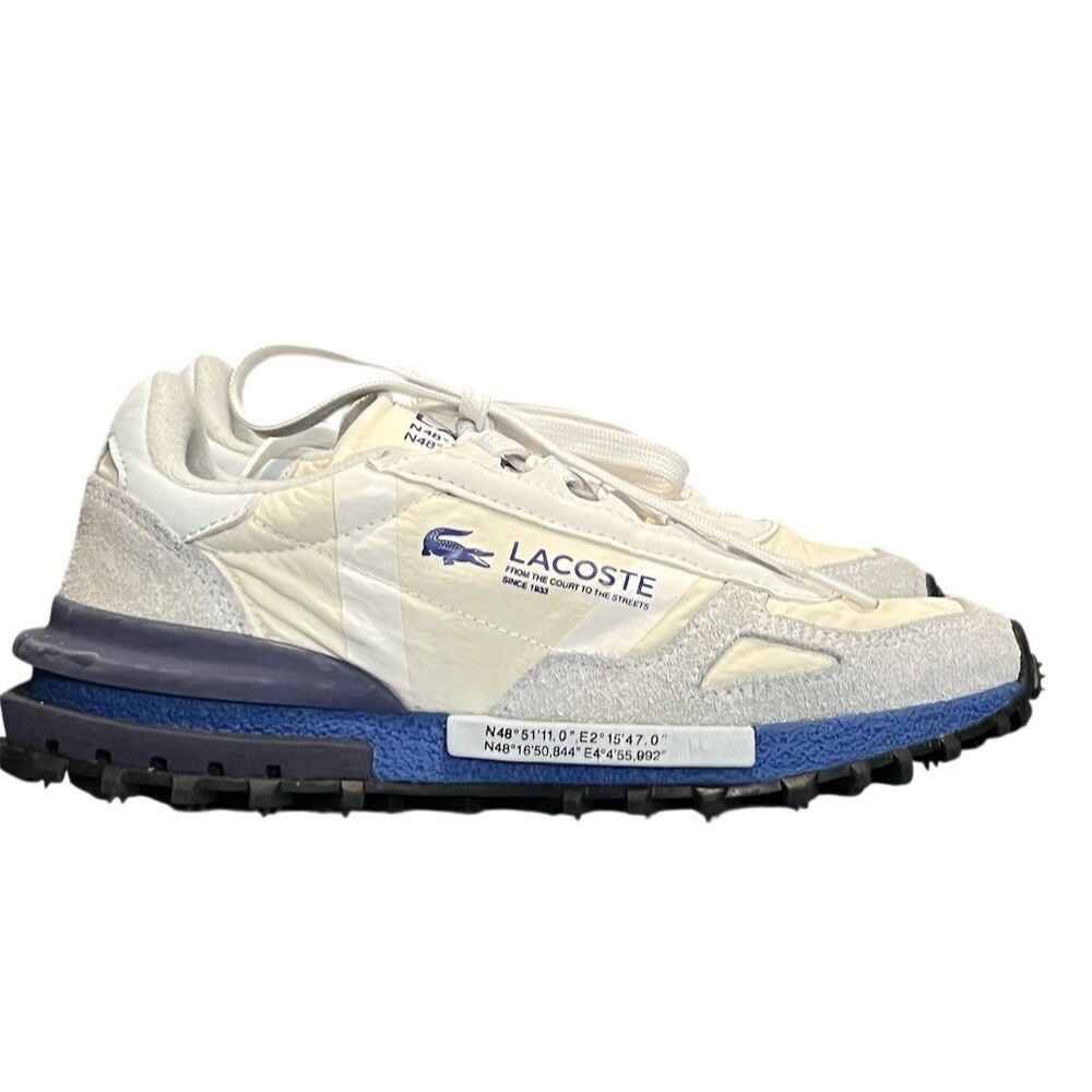 Lacoste Elite Active Women’s Sneakers Blue Trail Runner Shoes Athleisure